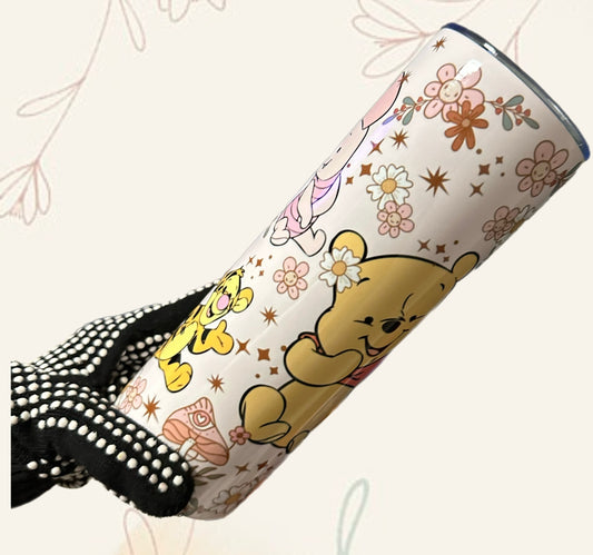 Flower Winnie the Pooh Tumbler