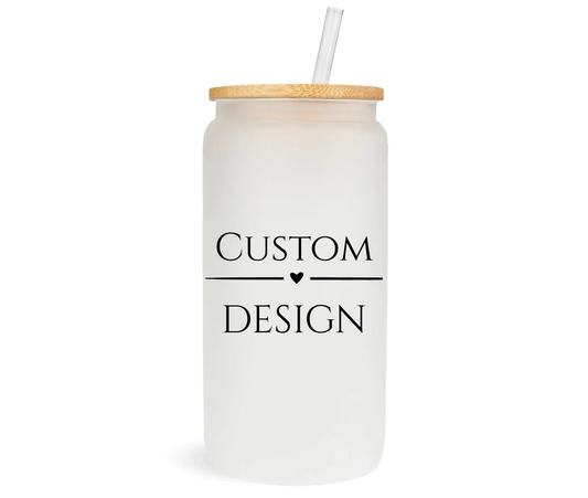 Custom Frosted Glass Cup