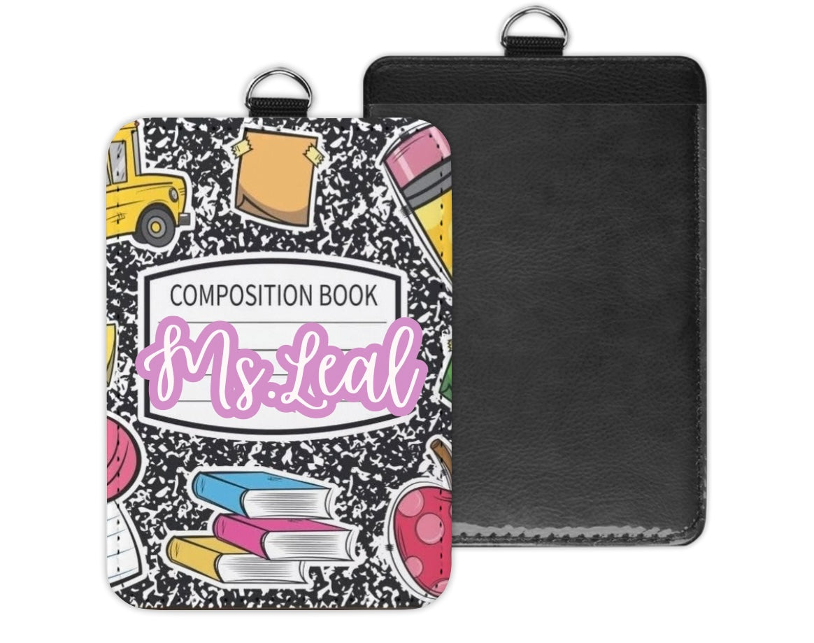 Composition Book Badge