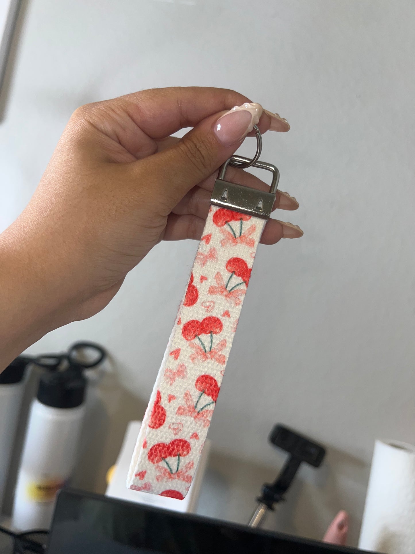 Cherries Wristlet