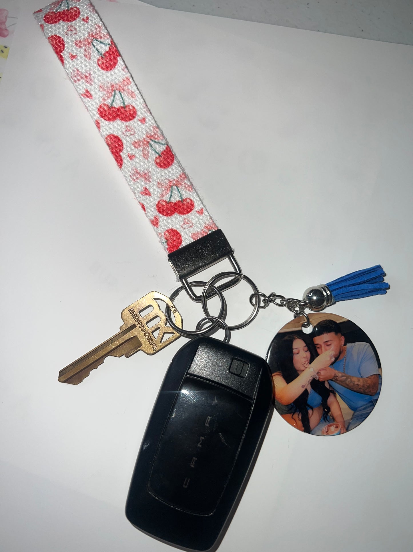Cherries Wristlet
