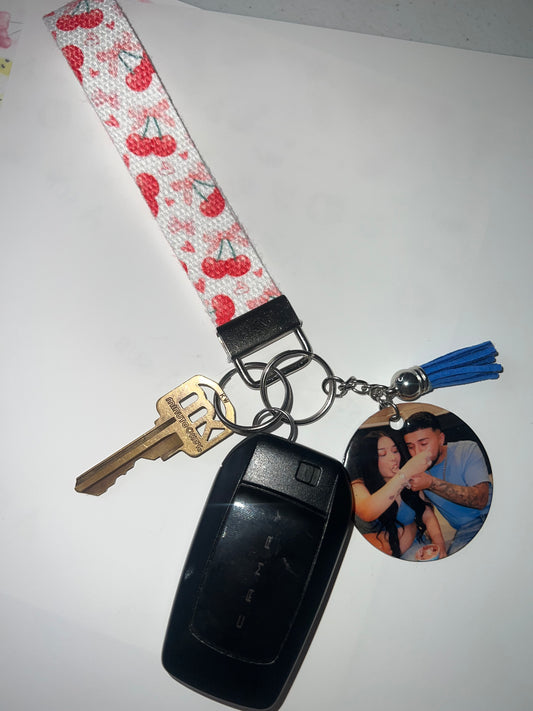 Cherries Wristlet