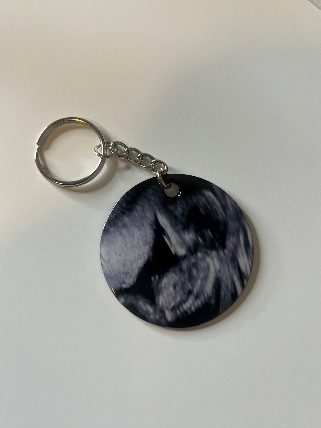 Circle Custom Keychain